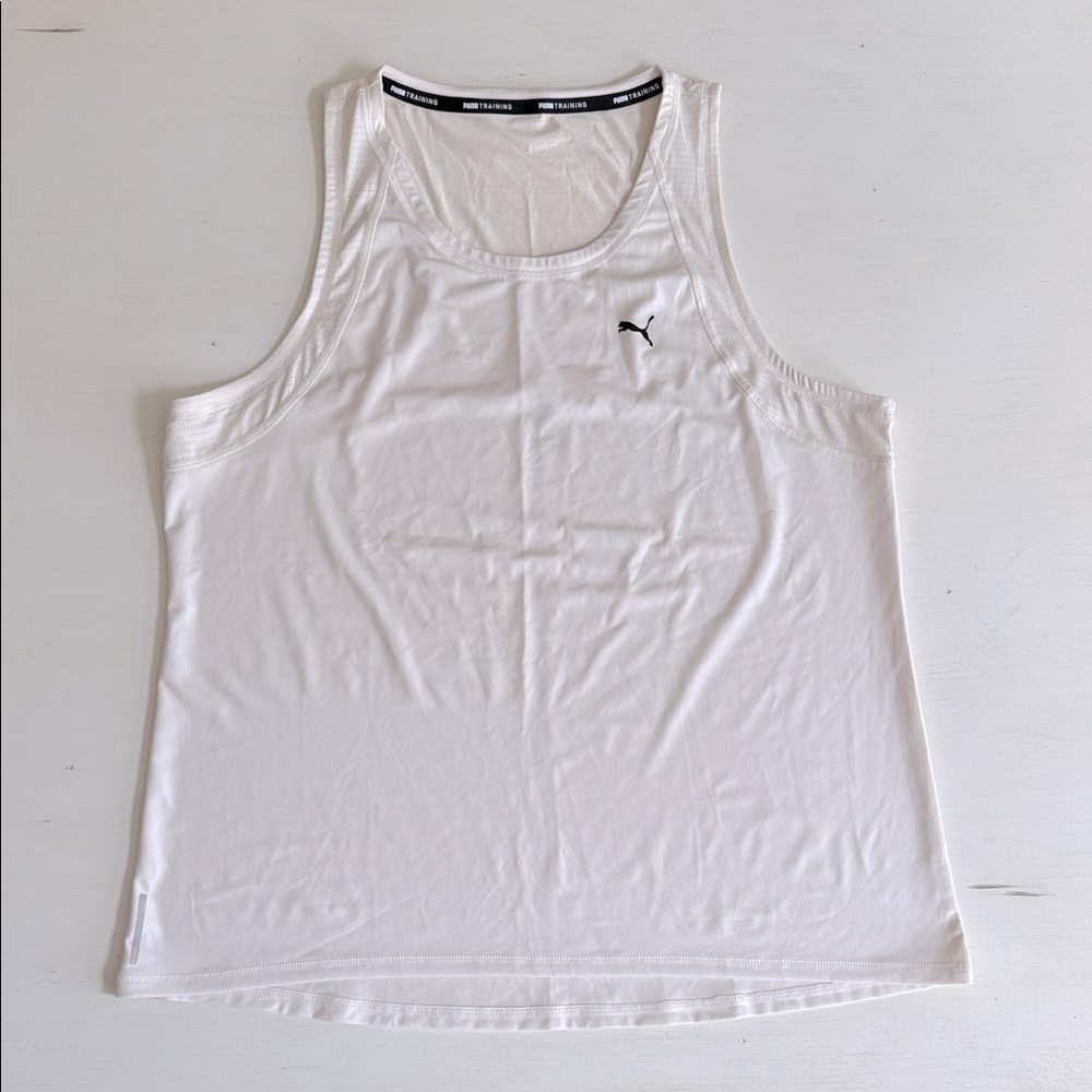 Puma Classic Off-White Sleeveless Top NEW sz XL